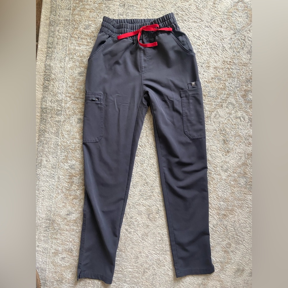 Figs High Waisted Skinny Scrub Pants
